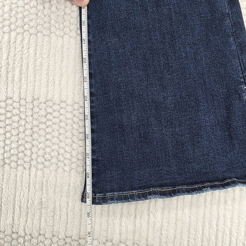 AE AMERICAN EAGLE 4 R SUPER HIGH RISE FLARE NEXT LEVEL STRETCH WOMENS JEANS - Picture 3 of 13